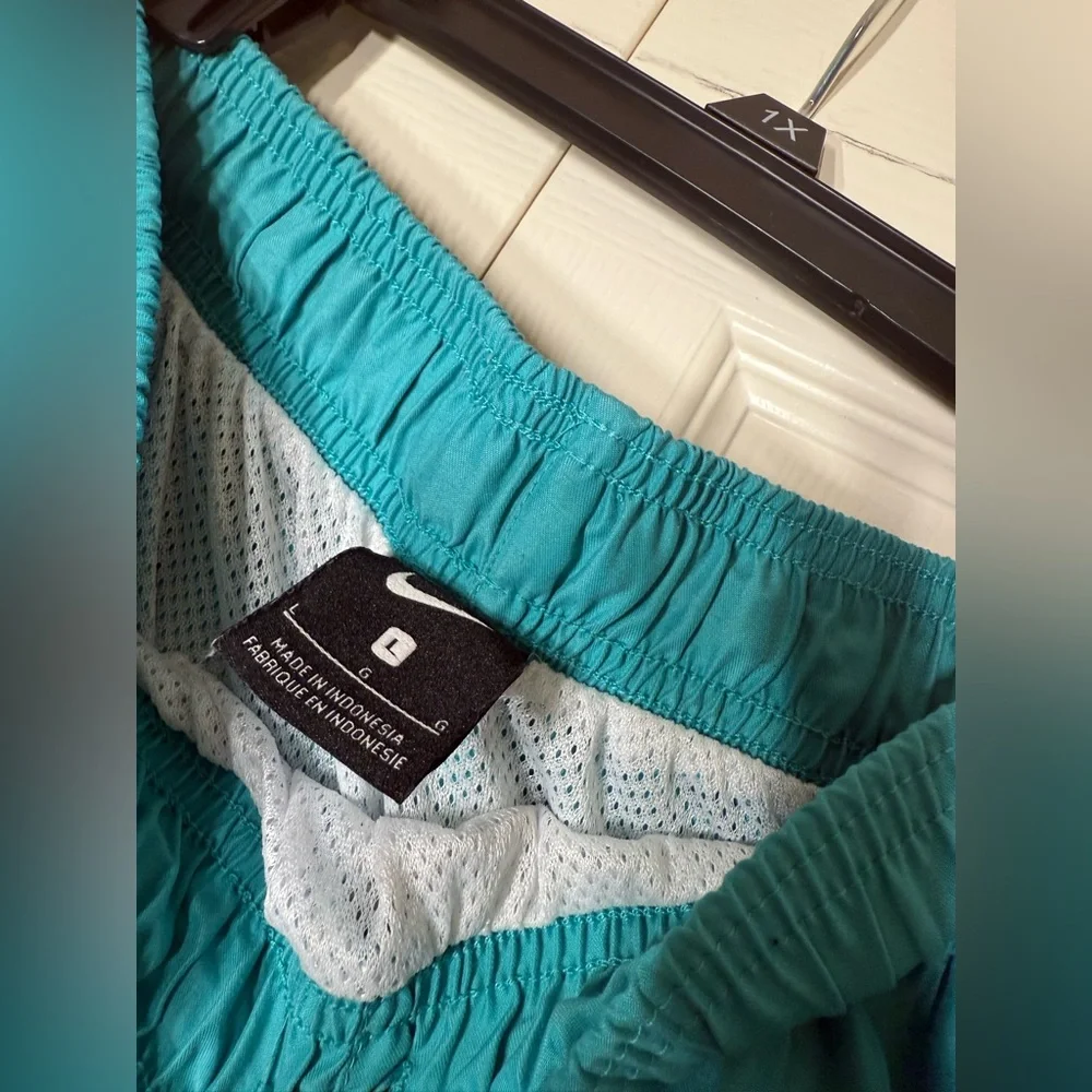 Nike Men’s Aqua Turquoise Swim Trunks Size‎ Large